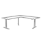 Mesa elevadora eléctrica de tres patas.